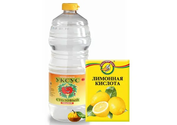 уксус и лимонная кислота для чистки парогенератора