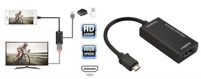Как подключить телефон к телевизору через USB кабель - Подключение смартфона к телевизору за 5 минут