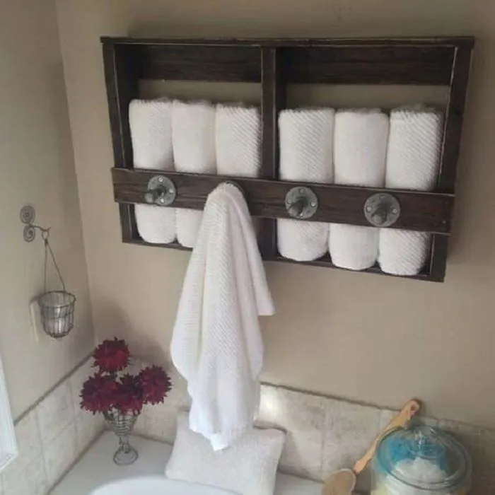 идеи-хранения-махровых-полотенец-в-ванной-комнате