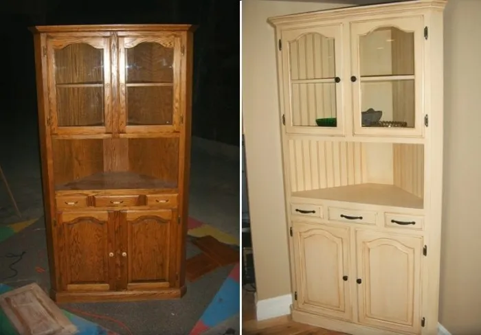 Если качественная деревянная мебель потеряла привлекательный вид, с помощью краски или лака ее можно облагородить. | Фото: postroika.biz.