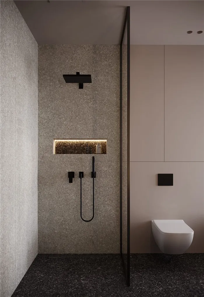 Дизайн маленькой ванной комнаты фото 69