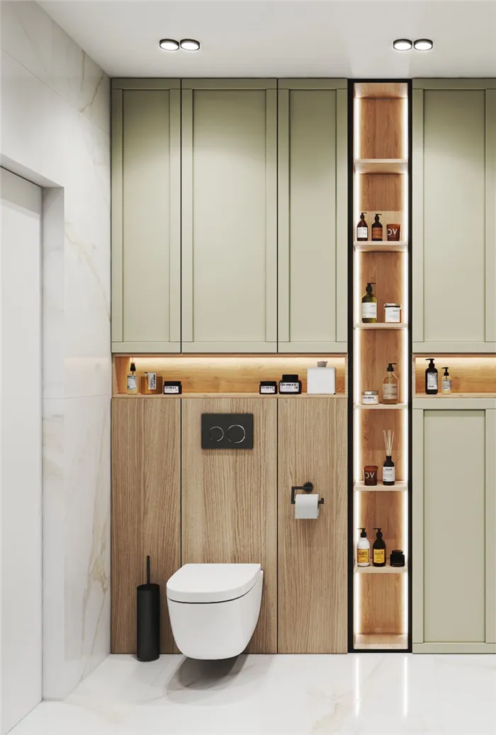 Дизайн маленькой ванной комнаты фото 3