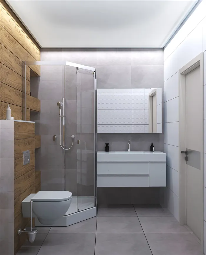 Дизайн маленьких ванных комнат фото 59