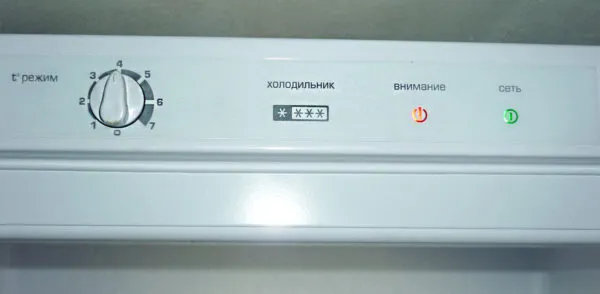 Регулятор температуры в холодильном отделении
