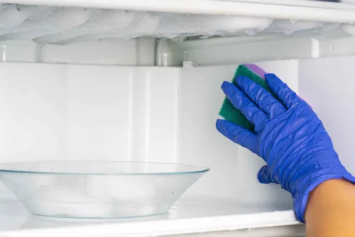 Очистите холодильник после размораживания