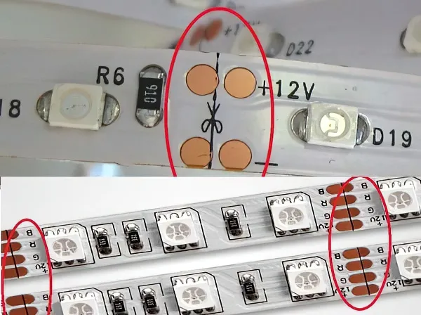 Как подключить светодиодные ленты? Правила подключения проводов полосы движения