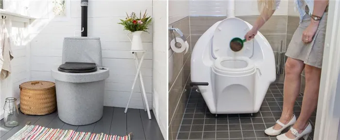 Органические туалеты для домов отдыха