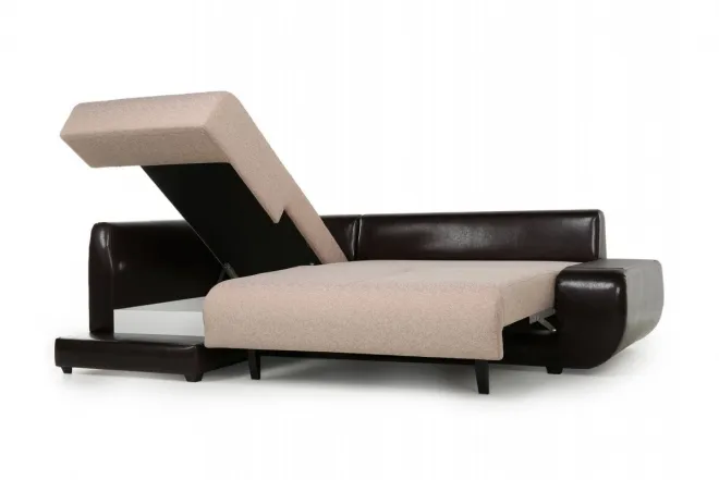 Система хранения углового дивана с механизмом Puma