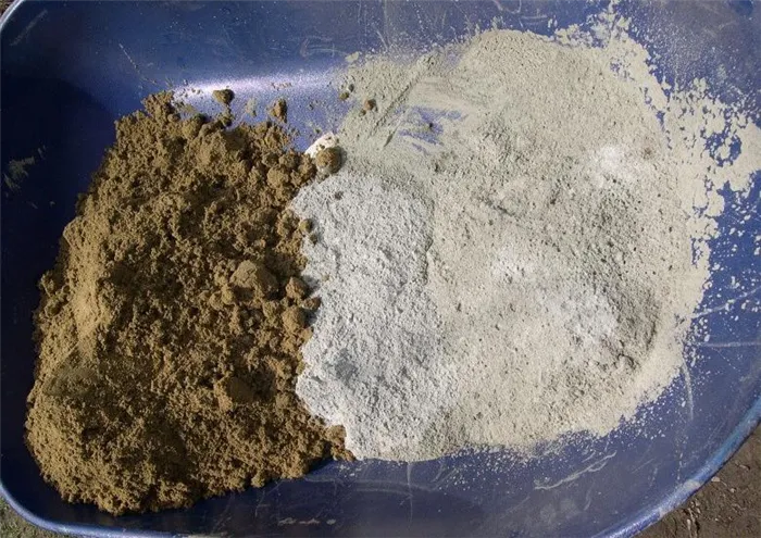 Соотношение песка и цемента при смешивании