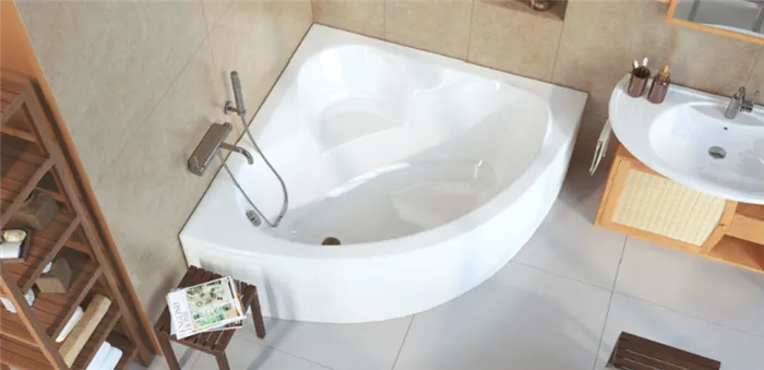 Угловые ванны - идеальное решение для различных типов помещений