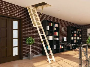 Строительство чердачной лестницы с люком