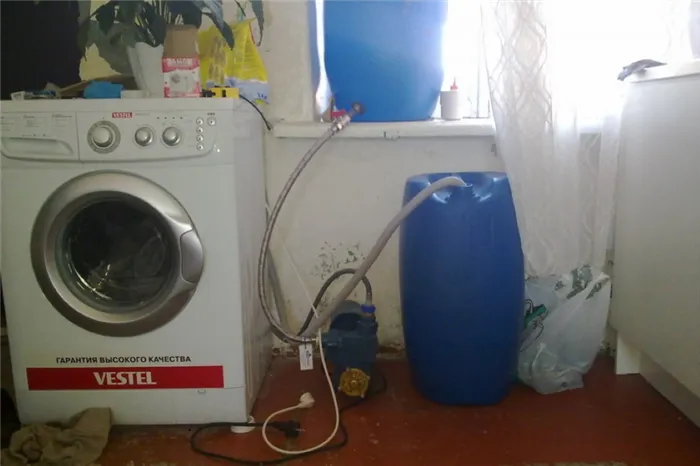 Как подключить стиральные машины в коттеджах