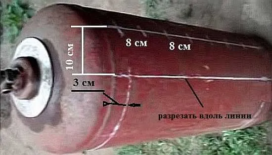 Маркировка газового баллона для барбекю