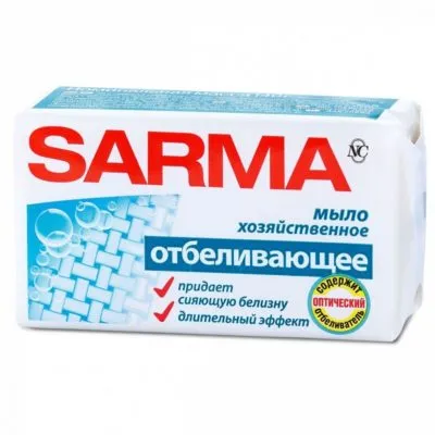 Отбеливающее хозяйственное мыло Сарма