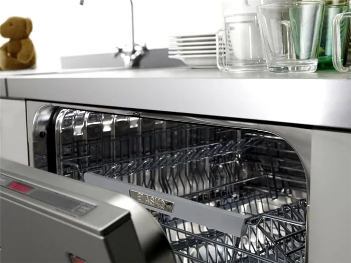 Пробное тестирование правильного подключения посудомойки выполняется без загрузки агрегата