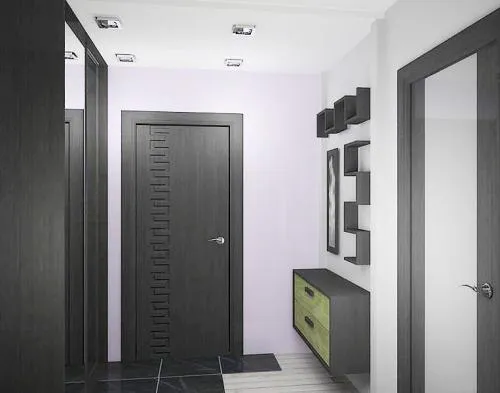 Дизайн узкого коридора в панельном доме. Делаем прихожую больше