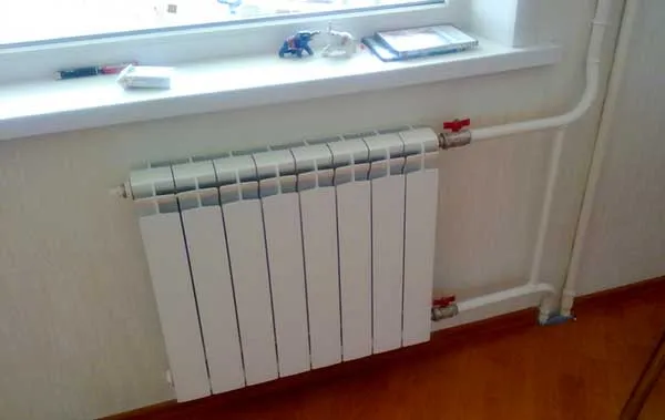 Биметаллические радиаторы установленные в квартире