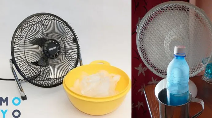  вентилятор и лед для охлаждения комнаты