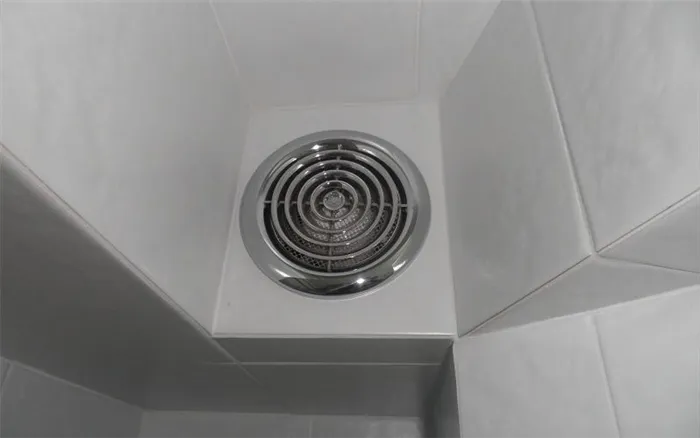 Активная вентиляция в ванной комнате