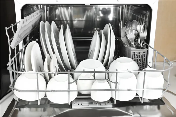 раскладка посуды