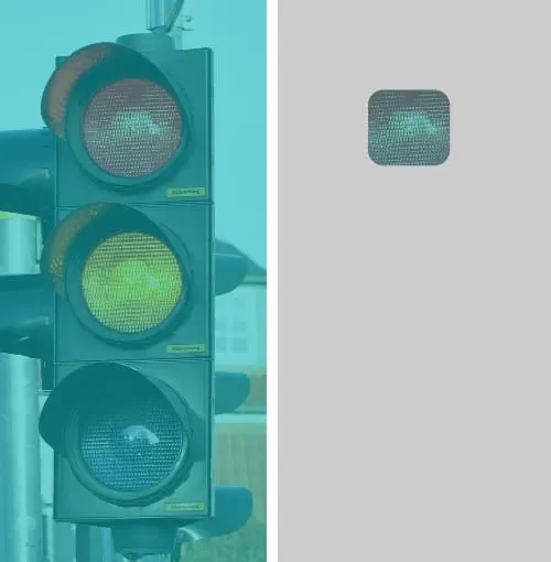 мозг обманывает нас что мы видим красный цвет на светофоре
