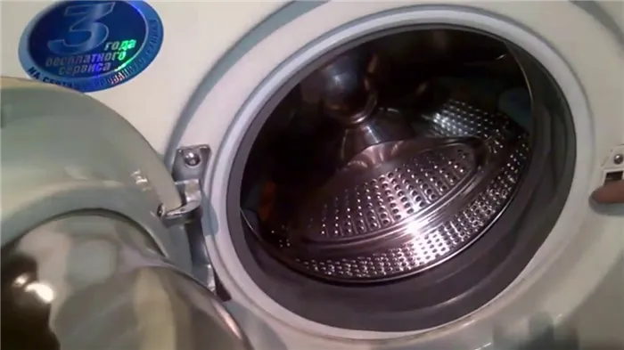 Устранение неисправности сливного насоса и патрубка