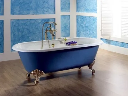 Дизайнерская чугунная ванна