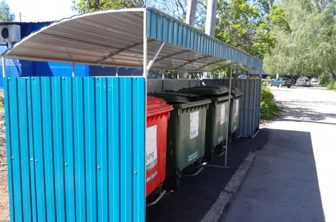Обустройство контейнерной площадки для сбора мусора