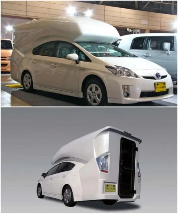 Надстройку Relax Cabin можно купить отдельно или приобрести готовый автомобиль Toyota Prius с такой комплектацией. / ribalych.ru.