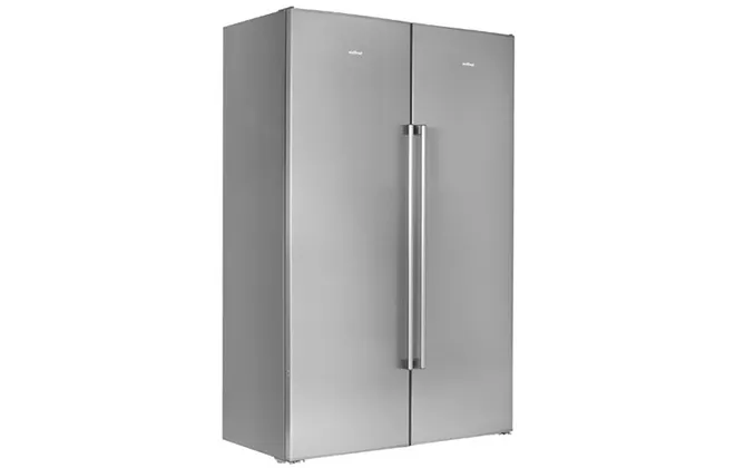 Серебристый холодильник Vestfrost VF395-1SBW