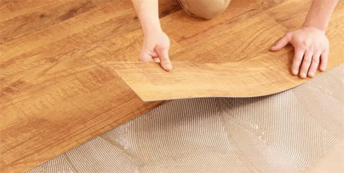 Укладка клеевой плитки ПВХ - пошаговая инструкция