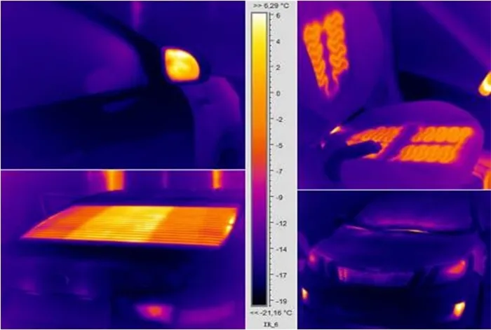 Тепловизор не способен видеть через стекло автомобиля