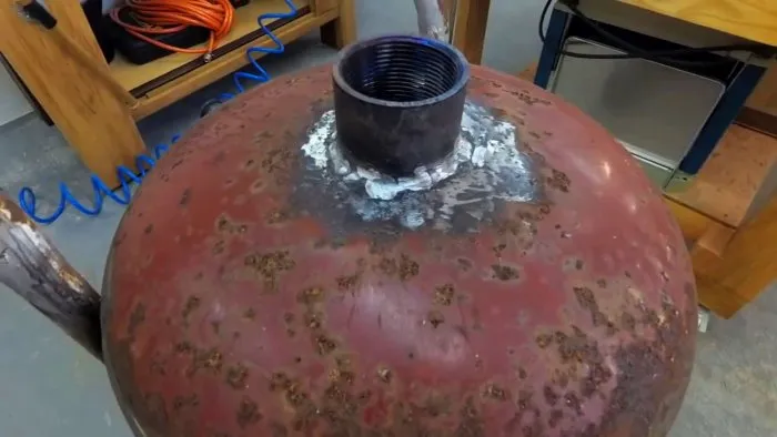 Как сделать пескоструйный аппарат из газового баллона