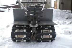 Самодельный снегоход своими руками с двигателем от мотоблока: видео, фото
