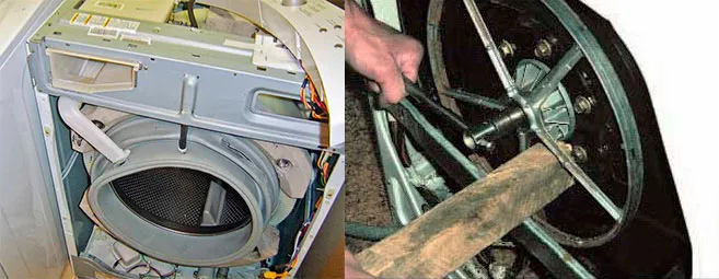Разборка стиральной машины барабана