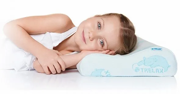 Тонкая детская подушка для новорожденого