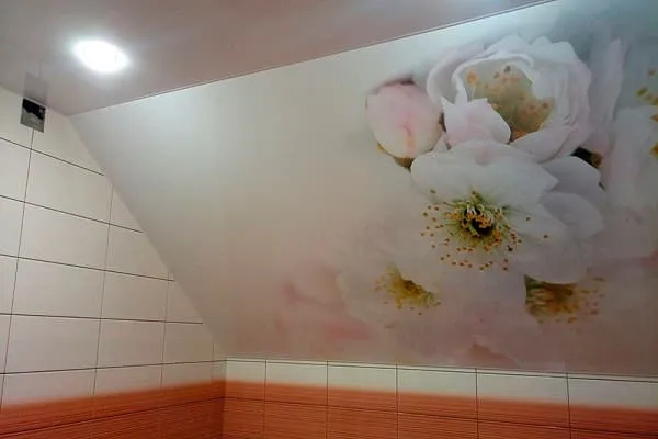 какой натяжной потолок выбрать для ванной комнаты