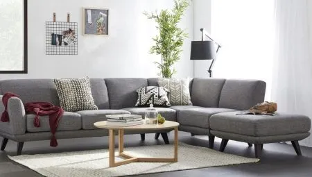 Серый диван в интерьере гостиной: виды, с чем сочетать и как выбрать?