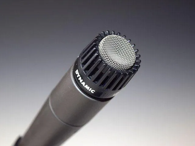 Типы микрофонов - динамический микрофон