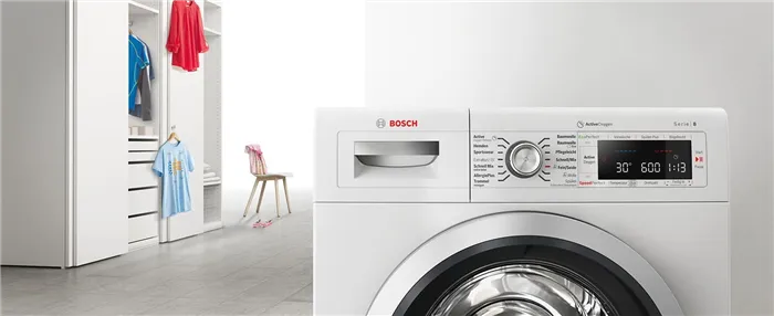 Новые модели стиральных машин от Bosch в 2021 году