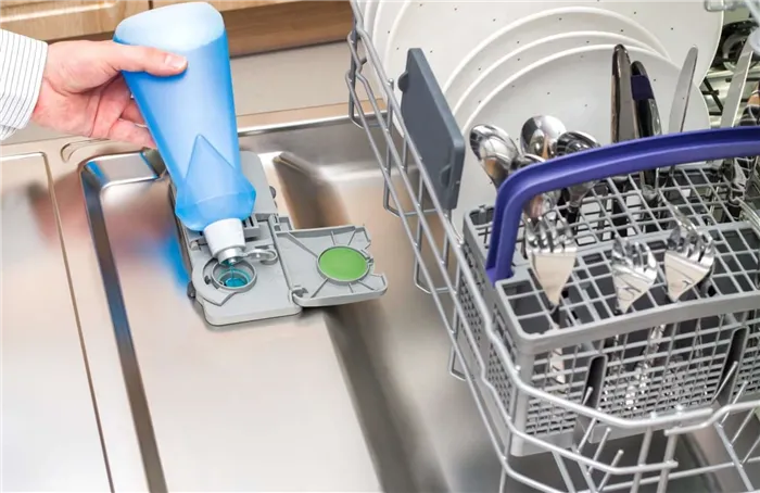 Сколько ополаскивателя лить в посудомоечную машину
