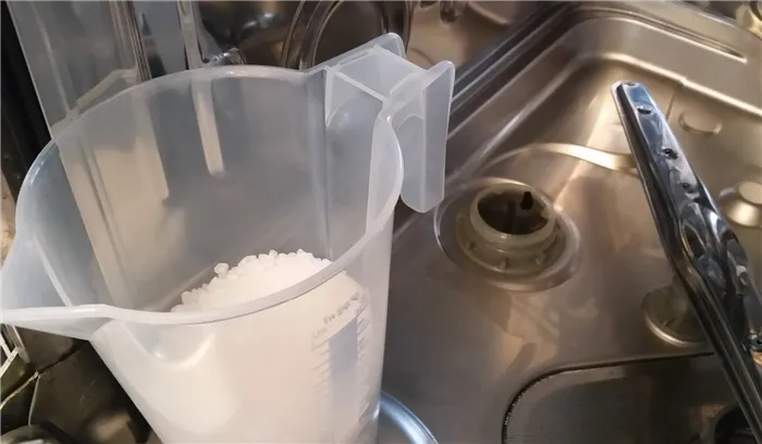 Быстро заканчивается соль в посудомоечной машине