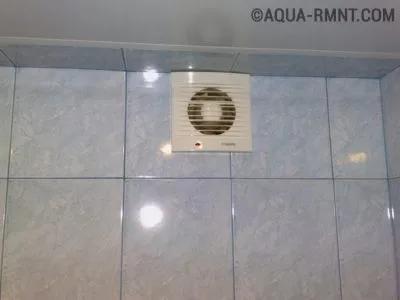 Вентилятор в ванной комнате