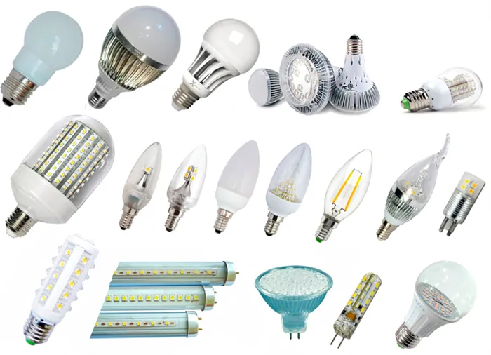 Отсутствие колб и сравнительно малые размеры диодов позволяют создавать лампы любых форм и видов
