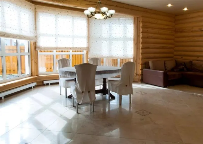 Керамические полы с подогревом можно сделать и в деревянном доме