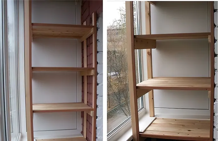 Как сделать встроенный шкаф на балконе своими руками