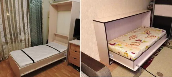 Разница между горизонтальными и вертикальными откидными кроватями