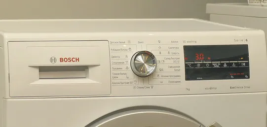 Панель стиральной машины Бош