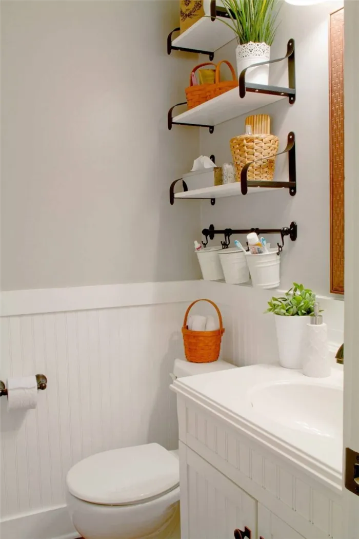 Полки для ванной комнаты: практичные варианты размещения (145 фото лучших примеров дизайна)