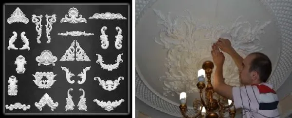 Полиуретановый декор от Европласт имеет широкий ассортимент и пользуется большой популярностью